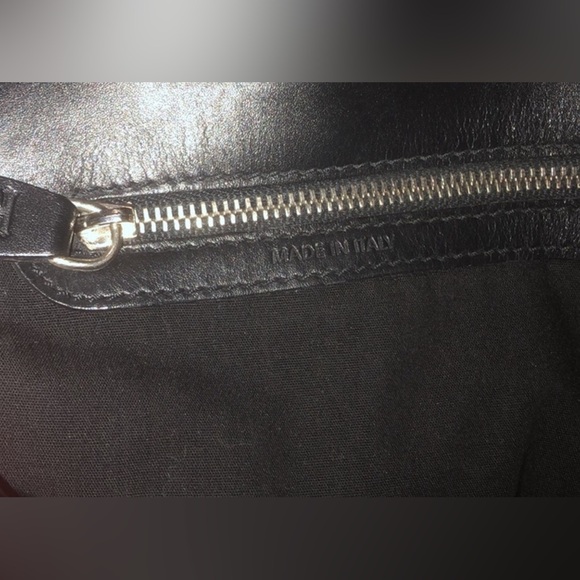 Authentic Tod’s Black Leather Weekender Shoulder Bag With Dust bag Vintage - Picture 10 of 11